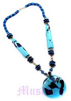 Single Row Resin Necklace - click here for large view